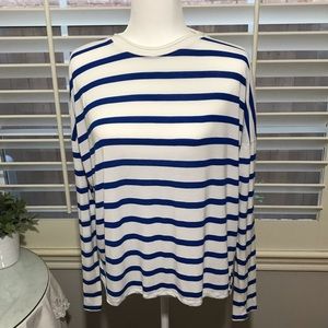 Vince striped long sleeve tee